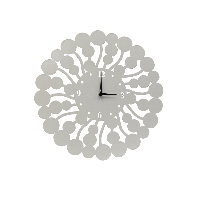 Modern Home Cute Decoration Living Room Metal Wall Decor Art Clocks Laser Cut Iron Wall Clock Home Decor 