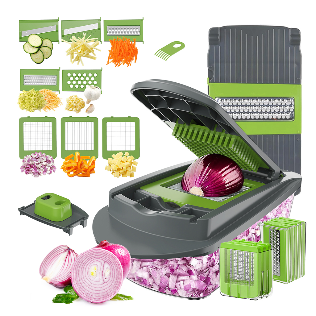 Kitchen Tools Gadgets Onion Vegetable Slicer Kitchen Manual Hand Vegetable Chopper Mandolin Slicer Vegetable Cutter 