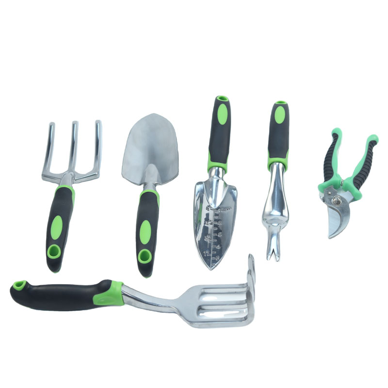 Aluminum Alloy Metal Hand Tools Planting Flower Vegetable Heavy Duty Hand Garden Small Tools Set Using In Garden And Farming 