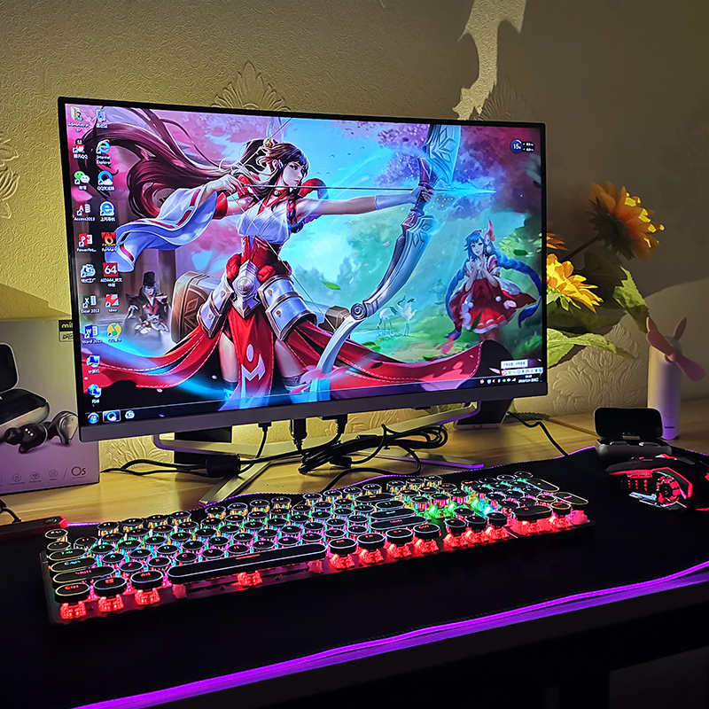 Discrete Card 27 Inch Ai0 Desktop Computer Oem Brand Ups Core Laptops I3 I5 I7 Office Business Gaming Computer 