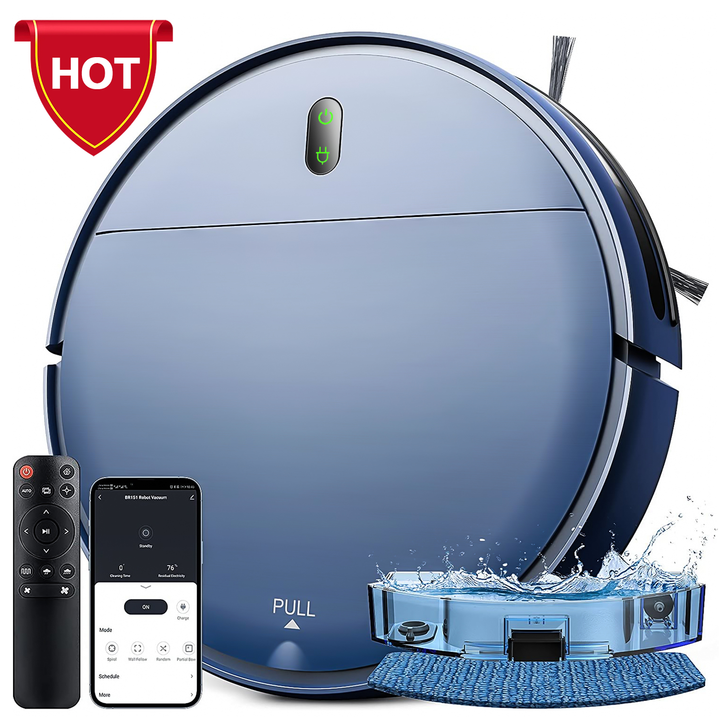 Newest Hot Sale Smart Sweeping Robot Wet&amp;dry Intelligent App Control Robot Vacuum Cleaner Random Cleaning Appliance 