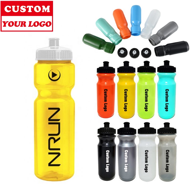 Free Custom Logo Plastic Plastic Sport Drinking Bottle Bike Water Bottle 