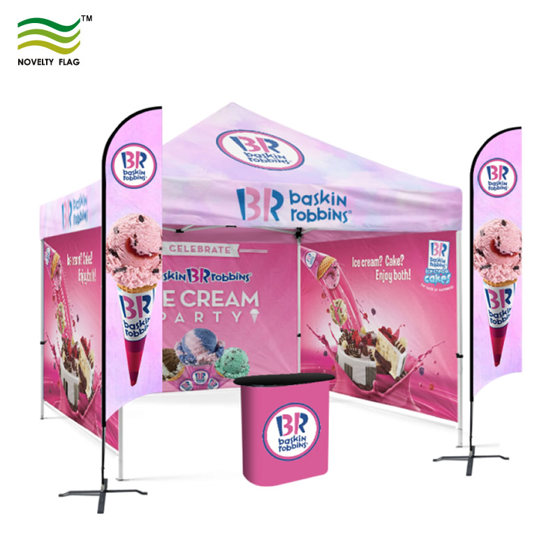 Aluminum Frame Folding Waterproof Gazebo Pop Up Canopy Tent For Printed 10x10 10x20 Outdoor Event Party Trade Show Custom Logo 