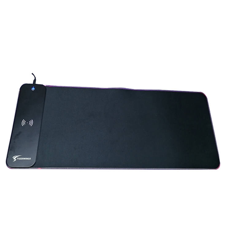 Custom Printing Quanbao Hot Selling Wireless Charger Led Mouse Pad Mat Rgb Computer Accessories/gaming Gift Oem Odm Cn;gua 