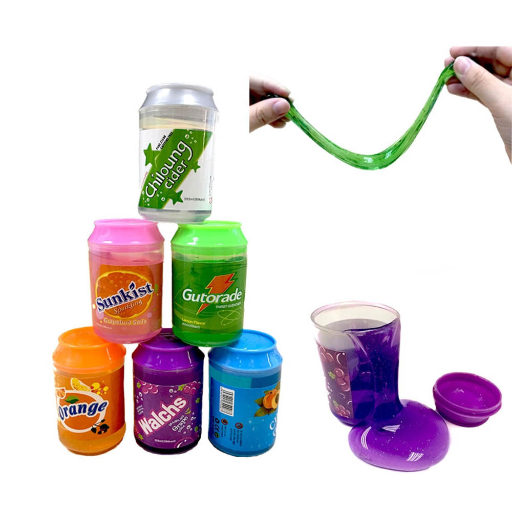 Hot Slime Putty 6 Colors Diy Crystal Mud Kids Toys Relieve Stress Educational Soft Slime For Kids 