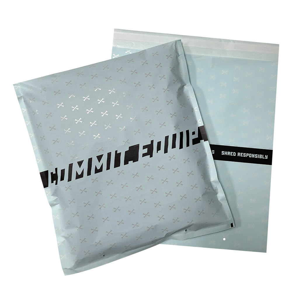 Gustom Printing Glassine Paper Made Square Paper Bag Shirt Self Adhesive Glassine Bags For Clothing Garment Packing Bags 