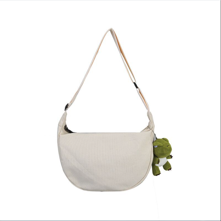 Women Canvas Messenger Bag Youth Ladies Fashion Shoulder Bag Student Large Capacity Female Crossbody Bags Woman Packet 