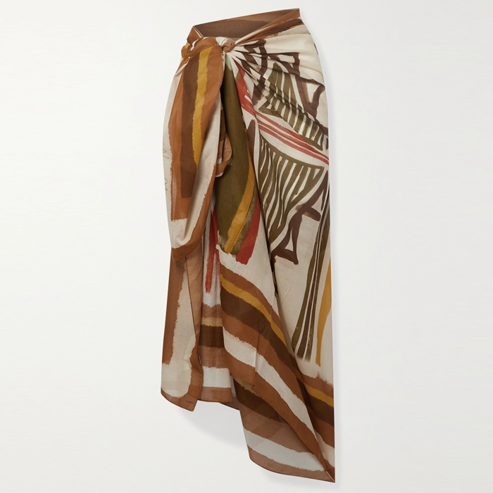 Wholesale Custom Cotton-voile Pareo Beachwear Bathing Suit Cover Up Dress 