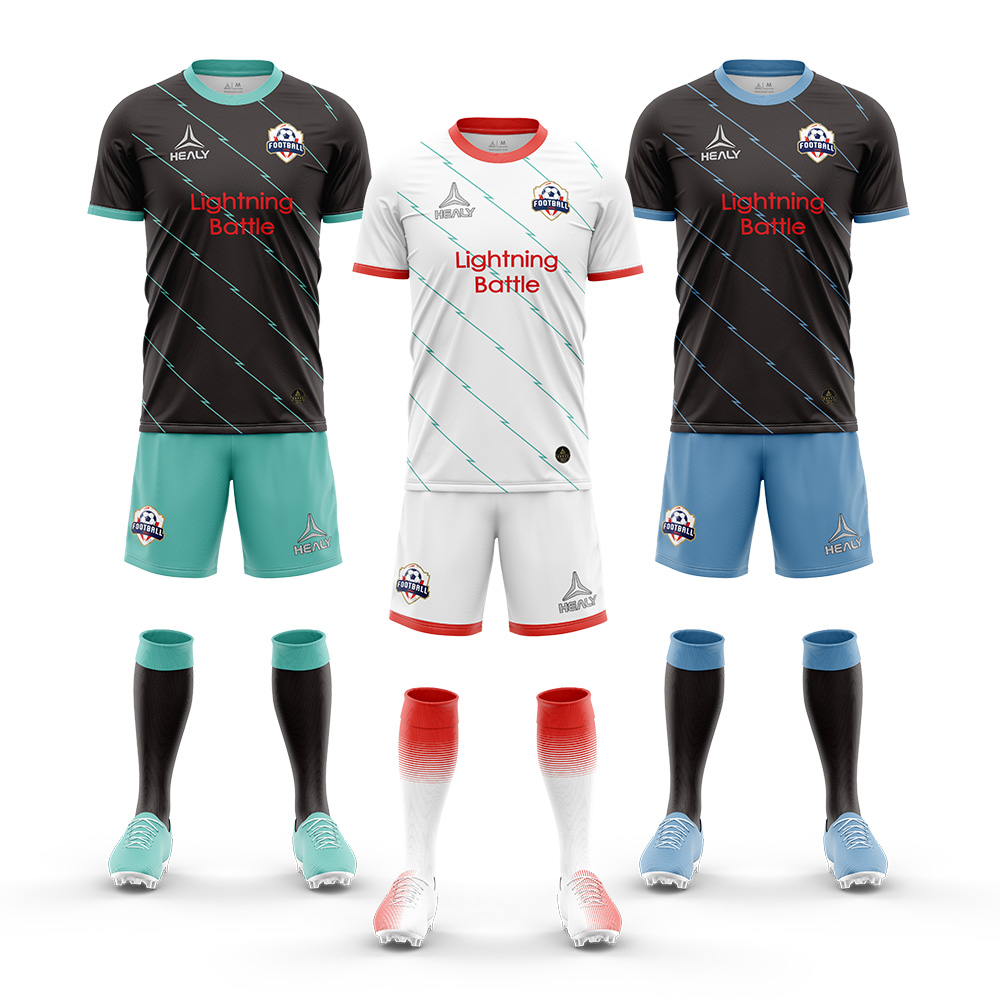 Custom School Sports Wear Team Clothing Designer New Design Men&#39;s Soccer Wear 