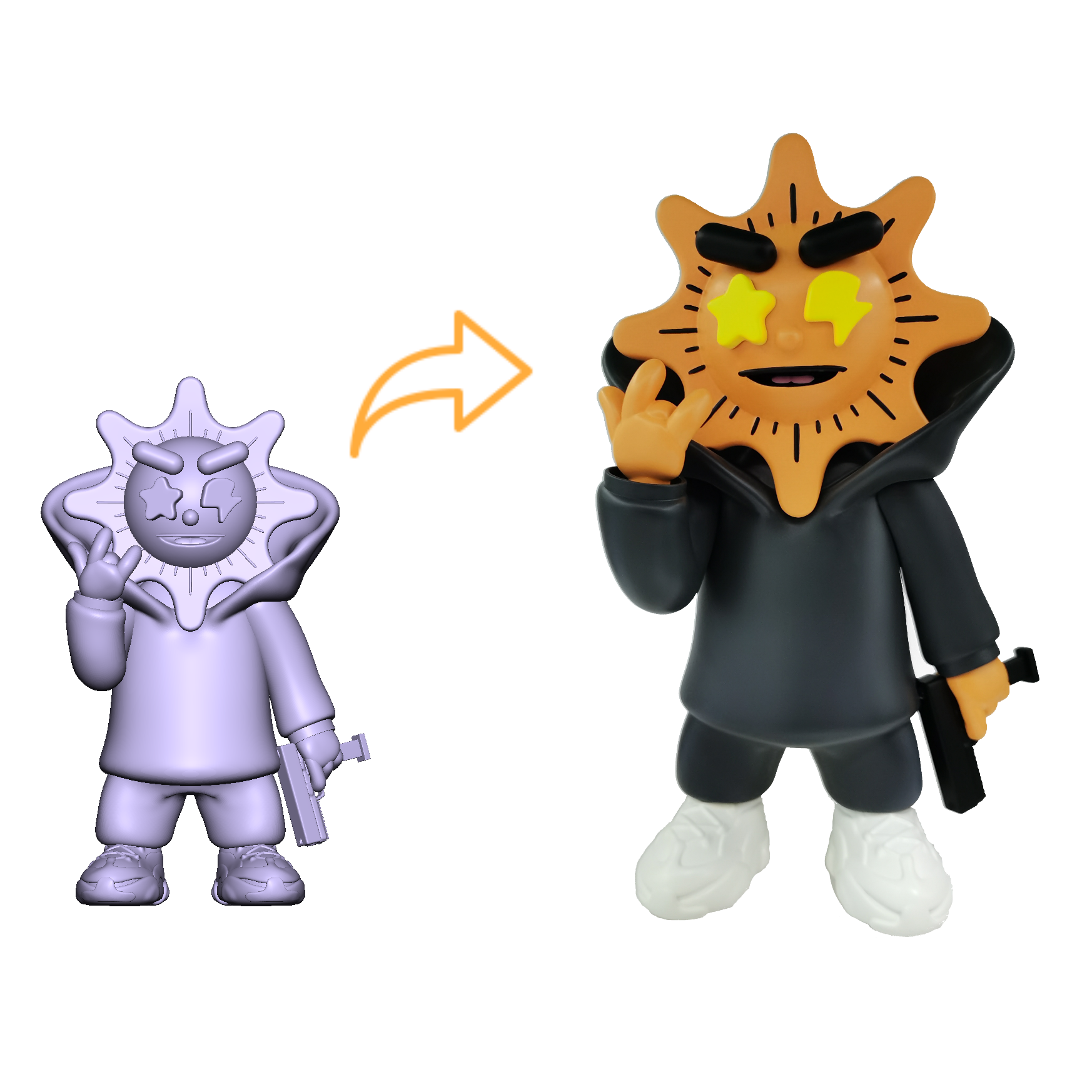 Make Your Own Vinyl Toy Custom Pvc Figure Toys With Box Manufacturing 3d Art Toy 