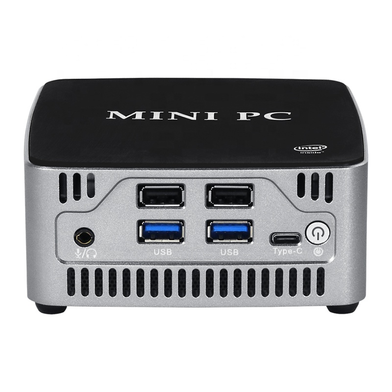 Industrial Fan Mini Pc I5 2lan 4usb Sata Ddr4 Support Dp Wifi/3g/4g Desktop Small Computer 