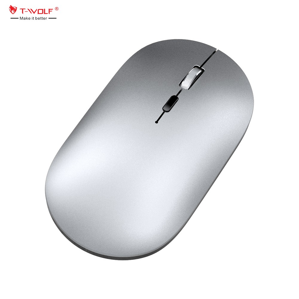 New Ultra-thin Mini Wireless Mouse Silent Mute Rechargeable Dual Model Bt Usb Computer Mouse Wireless 