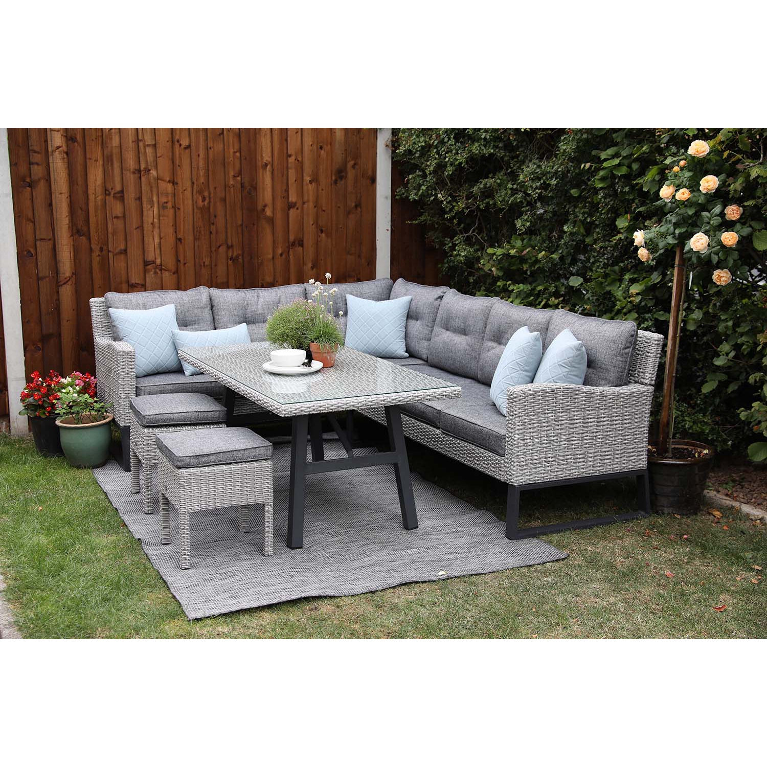 Cheap Rattan Wicker Outdoor Furniture Sale Set Garden Rattan Sofa Patio Outdoor Rattan Furniture 