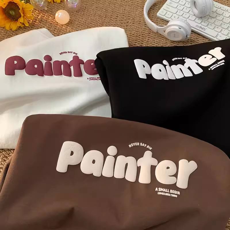 100% Cotton Blank Men&#39;s Shirt Customized Plus Size Design Fashion Women&#39;s T-shirts Men&#39;s T-shirts Plain 3d Puff Print 