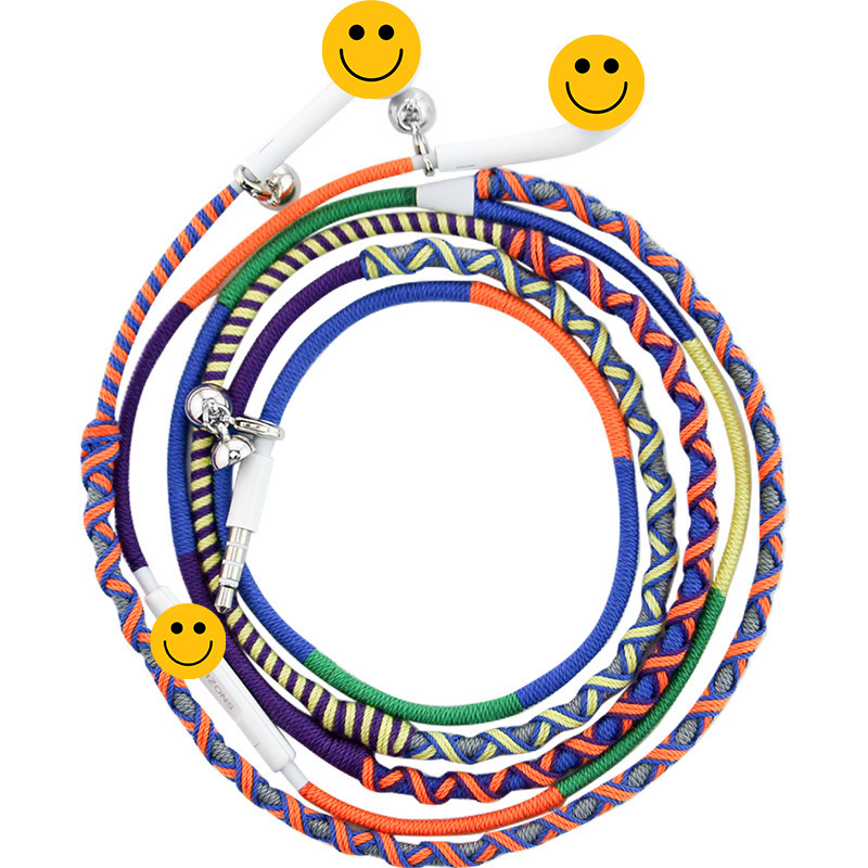 Customization Braided Wiring In-ear Phone Headset Subwoofer Headset For Mobile Phones Please Contact Customer Service 