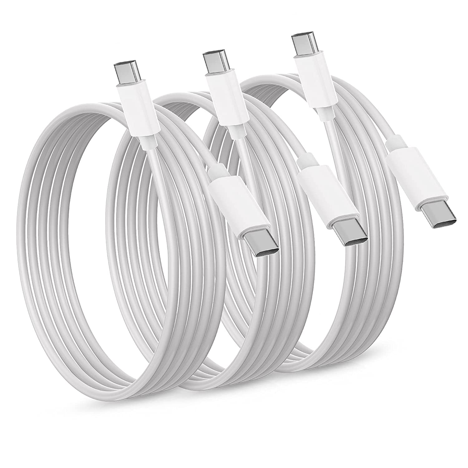 White Type C Charging Cable Fast Charger For Your Phone 90 Minutes Charging For Android Devices Cell Phone Accessories 