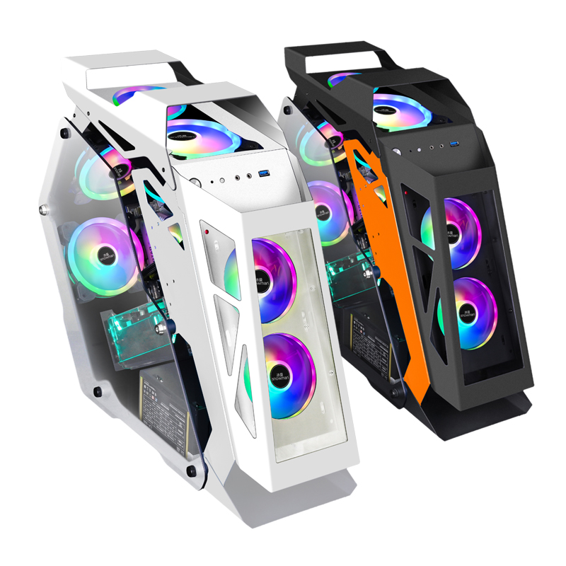 Snowman Hot Sales Pc Case High Quality Gaming Computer Cases Bottom Power Supply With Usb 3.0*2 Computer Case 