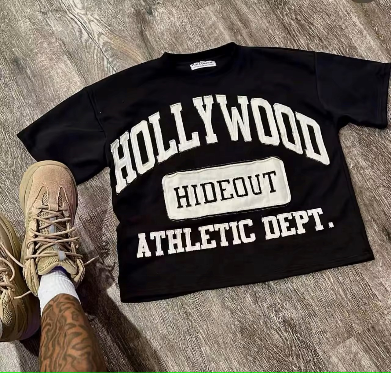 Ecoach Custom Applique Patch Embroidery Tees Drop Shoulder Heavyweight Cotton Dtg Oversized Cropped Boxy Custom T Shirt For Men 