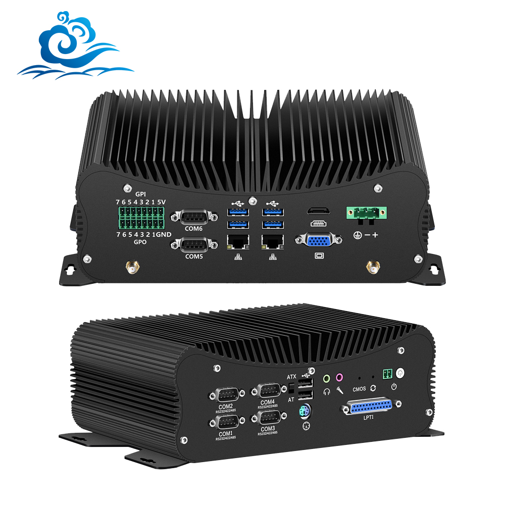 Fanless Industrial Mini Pc Thin Client Motherboard Portable Nuc Intel Core I7 10610u Win11 Ddr4 64gb I9 Desktop Minipc Computer 