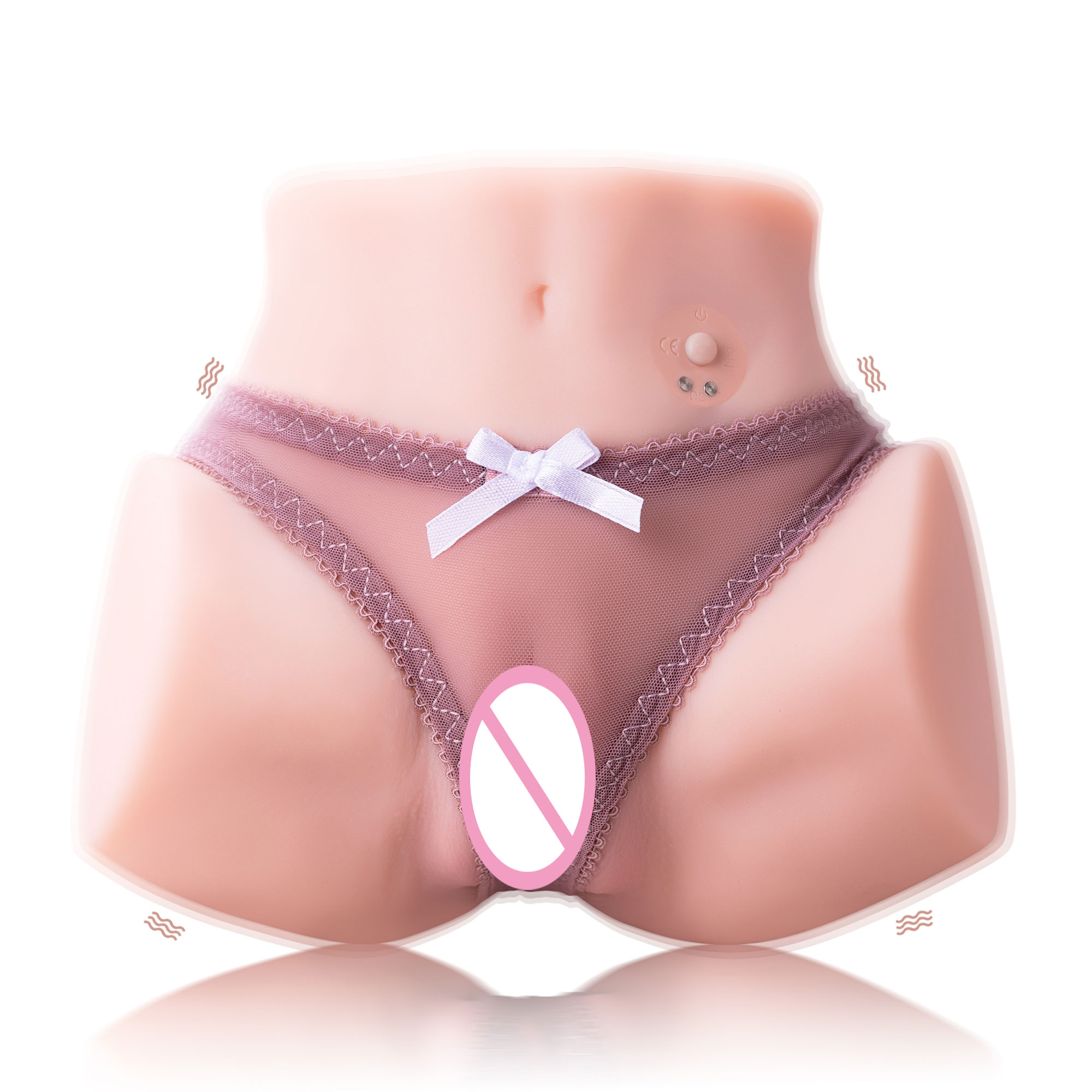 Sexy Simulation Doll Tpr Adult Sex Toys Real Like Men Masturbation Realistic Rubber Vagina Big Butt Half Body Ass 