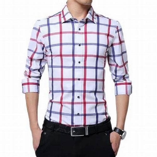 New Fashion Casual Shirt Custom Style Hot Sale Products Shirts For Men Cotton Casual Stand-up Collar Long Sleeve Shirt 