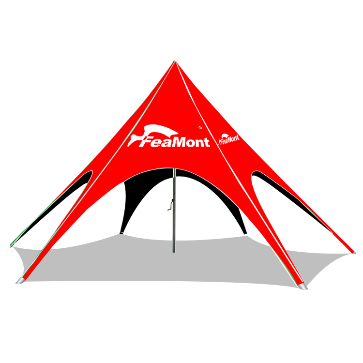 Feamont New Design Waterproof Spider Star Tent Frame Style Outdoor Advertising Event Shade 6m 9m Print Fabric Exhibitions 