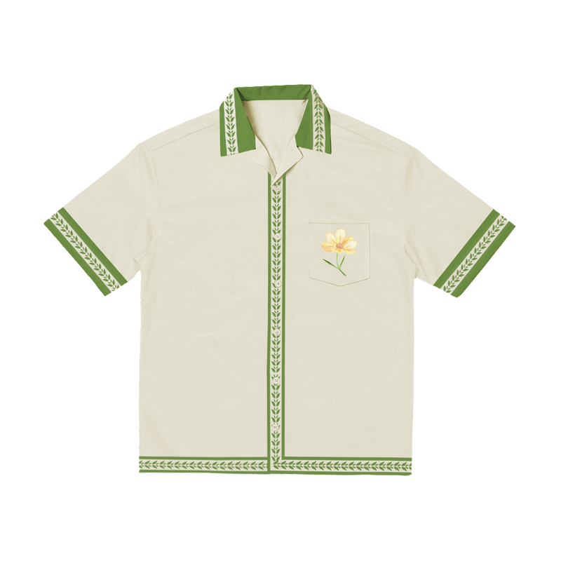 Customized Men&#39;s Printed Short Sleeved Shirt With A Holiday Style And Trendy Retro Cuban Collar Shirt For New Shirts 