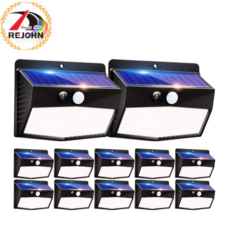 Solar-powered 138 Led Motion Sensor Light,Ip65 Outdoor Wall Lamp For Garden Path 