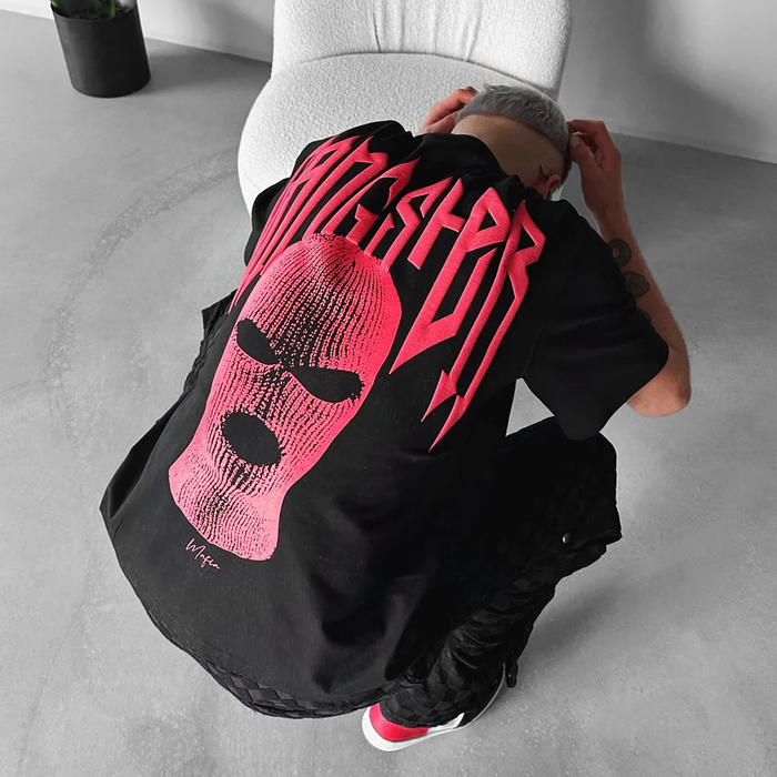 Custom 300 Gsm Printed T-shirts Heavy Weight Graphic 3d Puff Screen Printing Oversized Dropped Shoulder Streetwear Tshirts Men 