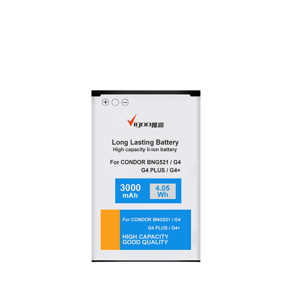 Factory Price Wholesale Li-ion Lithium Batteries Mobile Phone Battery For Condor Bgn521 G4 Plus G4+ 