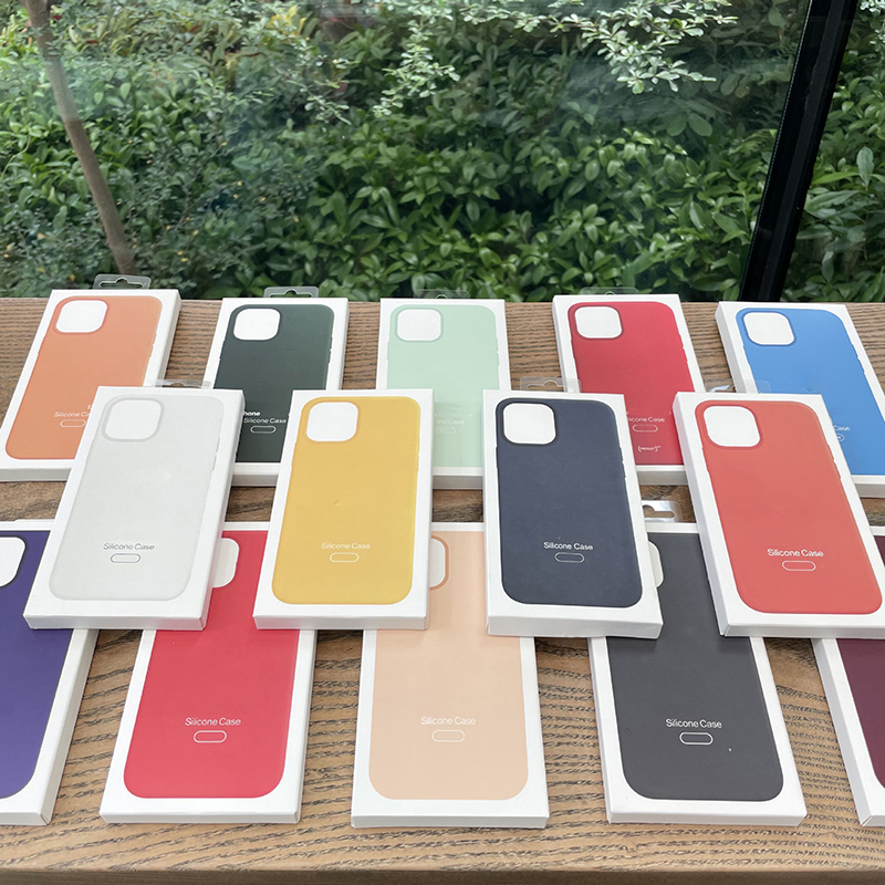 2024 Hot Selling Silicone Cover Case Soft Shockproof Phone Case For Iphone 15 14 13 12 Pro Max 