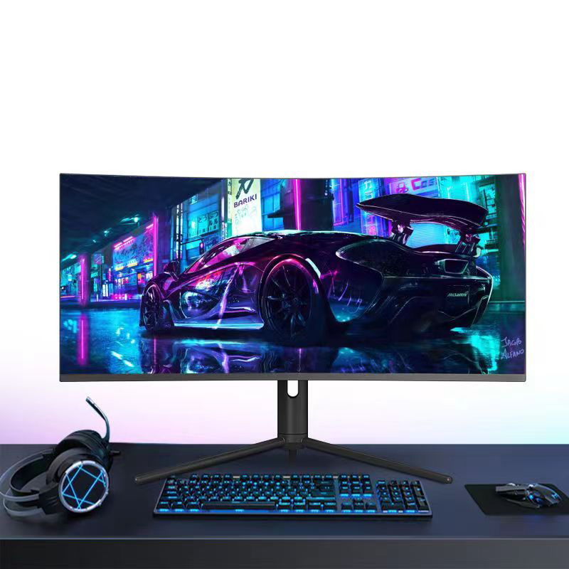 34&quot; Core Gamer I5/i7/i9 Monoblock Curved Monitor Computer 8gb 16gb 32gb Ram 1tb Ssd Aio Computer All In One Pc Gaming 