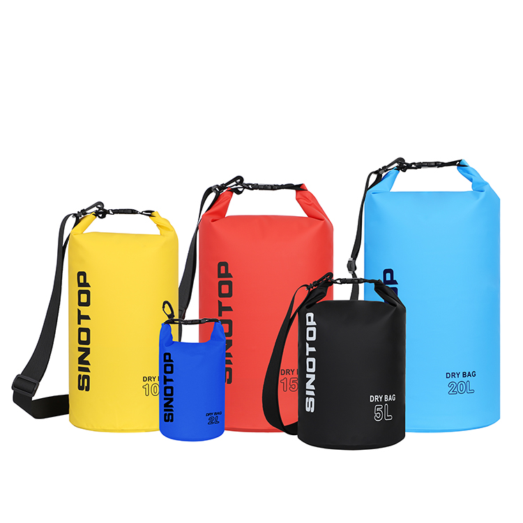 Custom Logo Water Proof Polyester Tpu 5l 10l 15l 20l Dry Bags Outdoor 500 Pvc Waterproof Bag Dry Bag 
