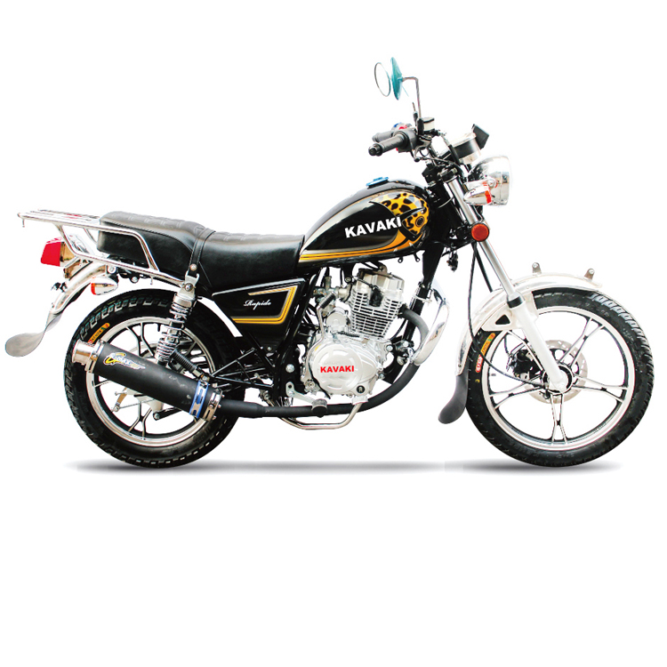 Guangzhou Motorcycle Factory Sale Kavaki Classical 125cc Street Bikes Gasoline Gn125 Motorcycle 